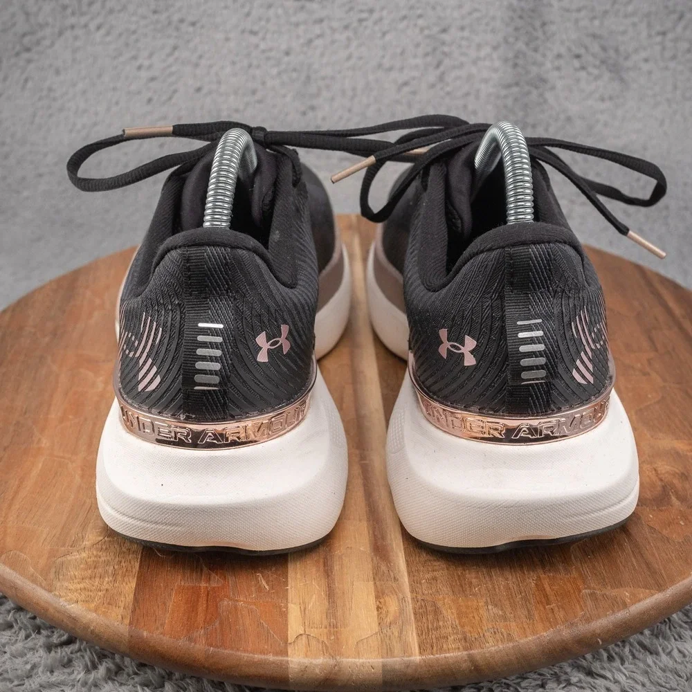 2023‎ Under Armour HOVR Infinite Pro Black Rose Gold Women's Size 9.5